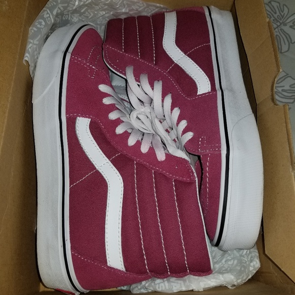 Brand new Burgundy Vans - Picture 4 of 5